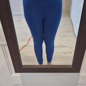 Blue Leggings with Button Detail #BOSS GIRL